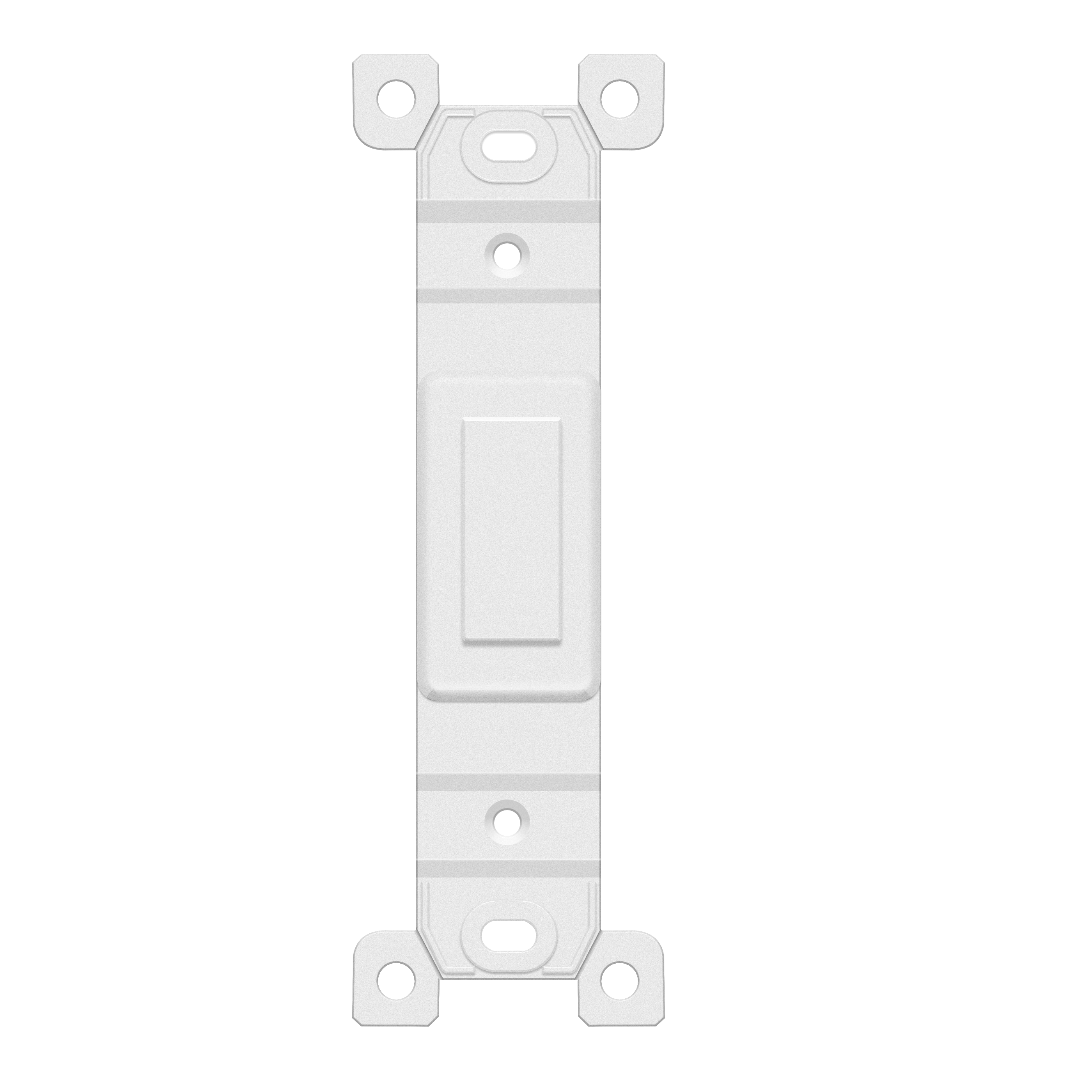 1-Gang Toggle Blank Adapter Insert - White