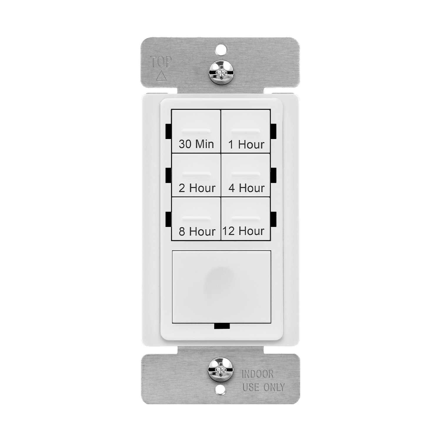 12 Hour 7-Button Preset Countdown Timer Switch - White