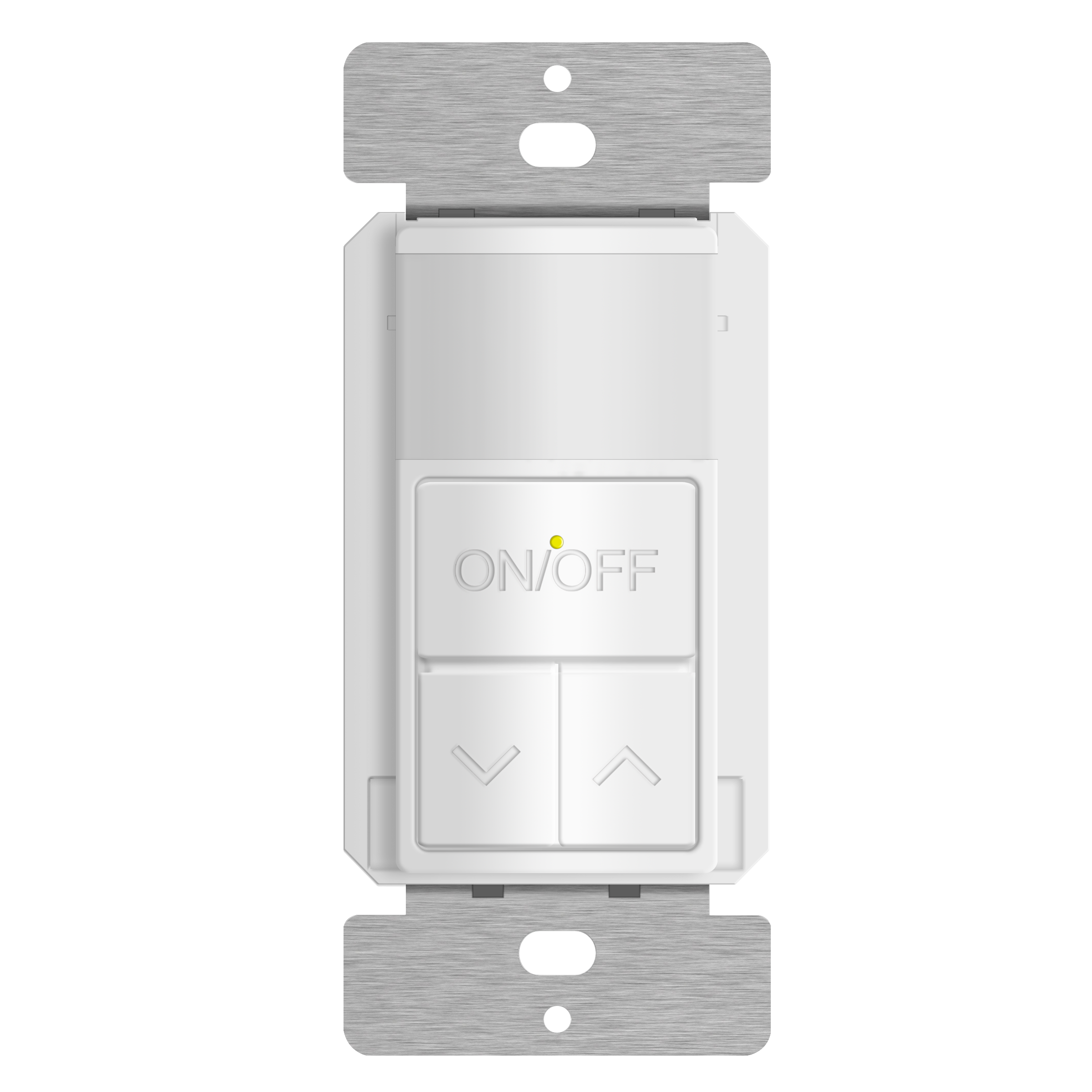 180° PIR Motion Sensor with LED Dimmer Wall Switch - White