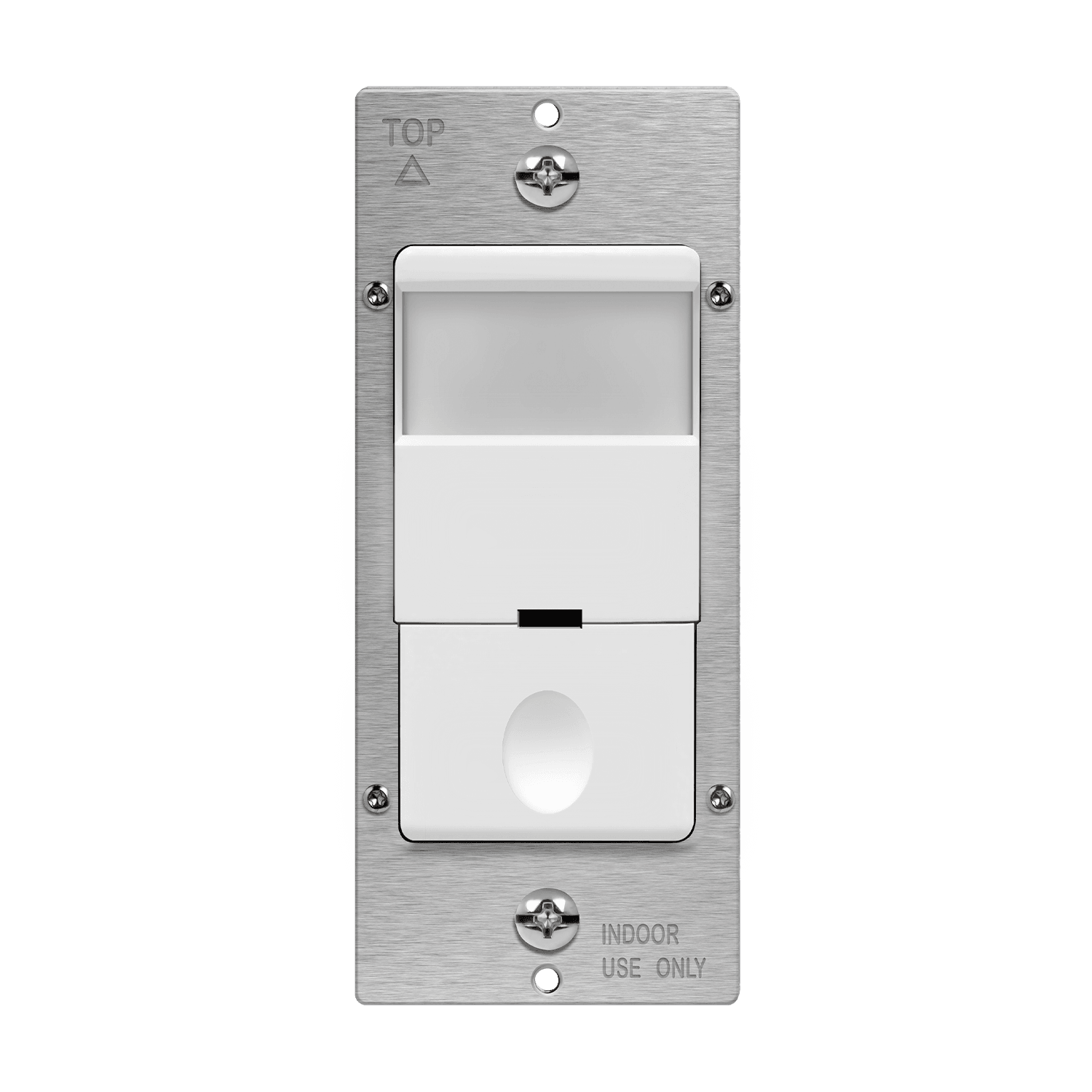180° PIR Occupancy/Vacancy Motion Sensor Wall Switch with Built-In Night Light, Neutral Wire Required, Single Pole - White