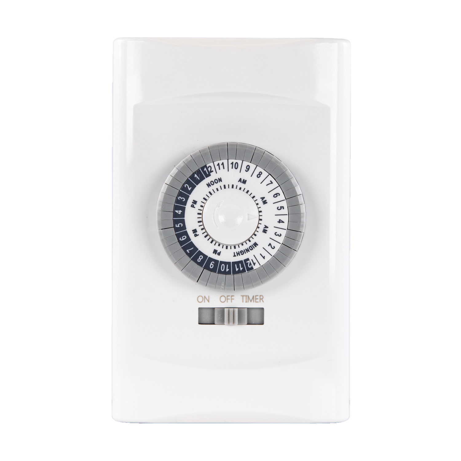 24-Hour Mechanical In-Wall Timer Switch - White