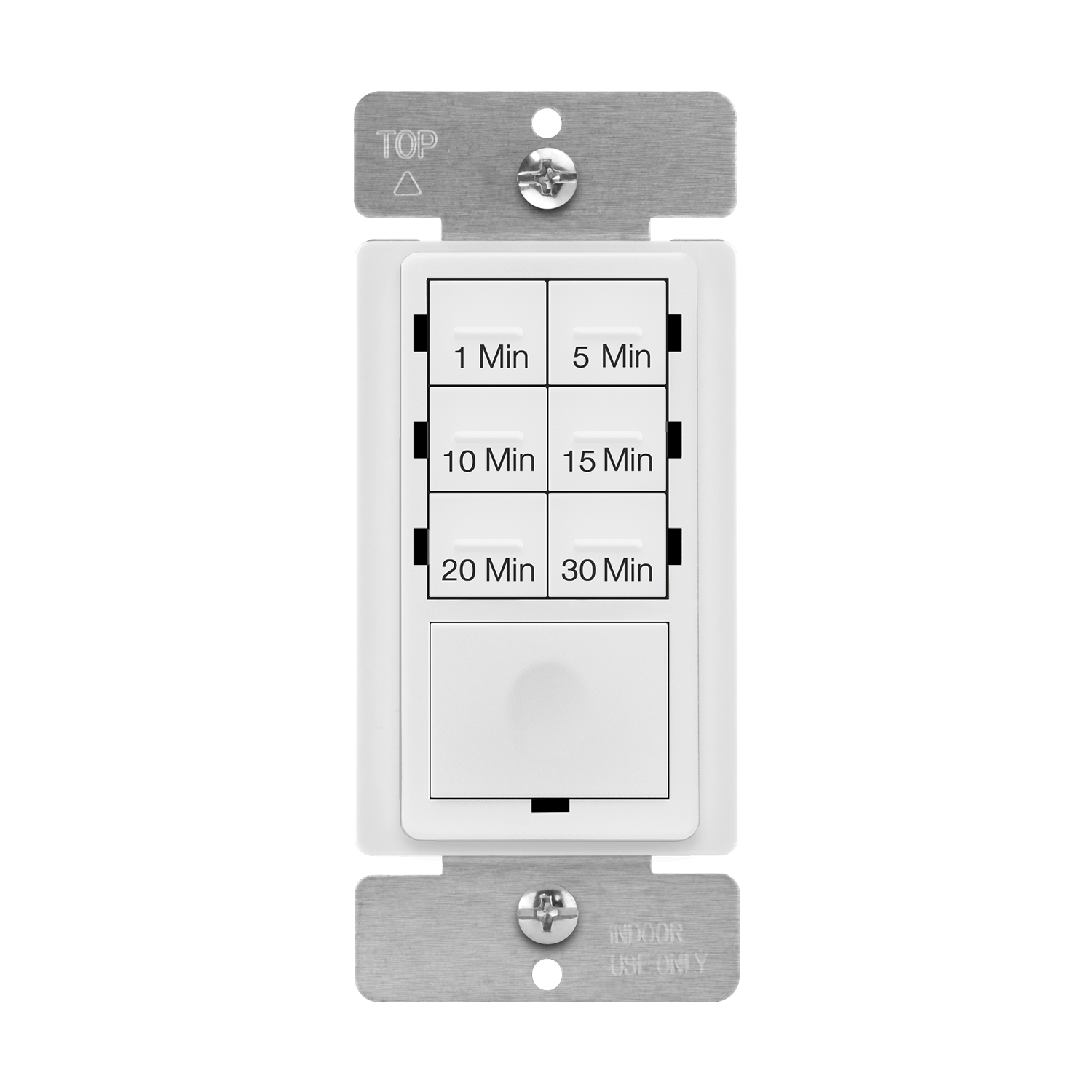 30-Minute 7-Button Preset Countdown Timer Switch - White