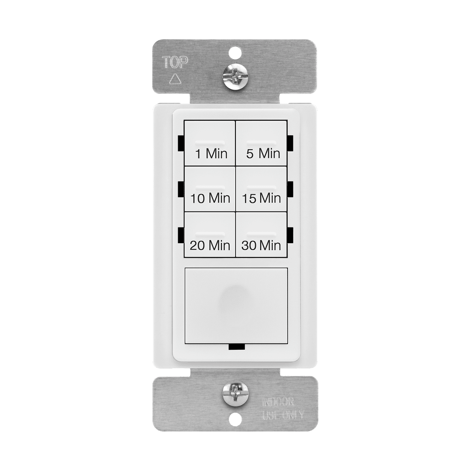 30-Minute 7-Button Preset Countdown Timer Switch - White