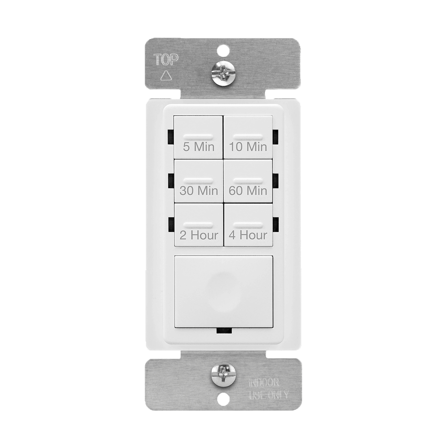 4-Hour 7-Button Preset Countdown Timer Switch - White