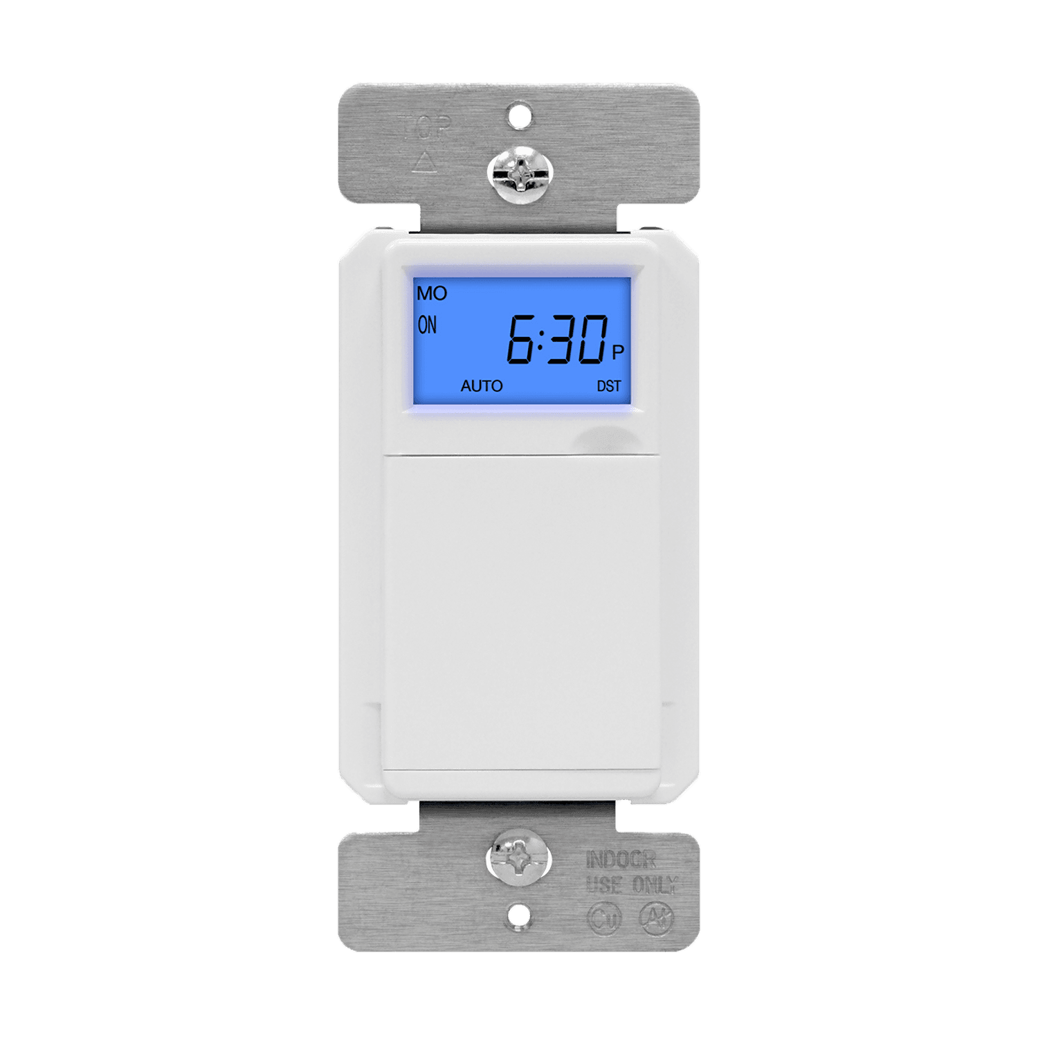 Astronomic Digital In-Wall Programmable Timer Switch - White