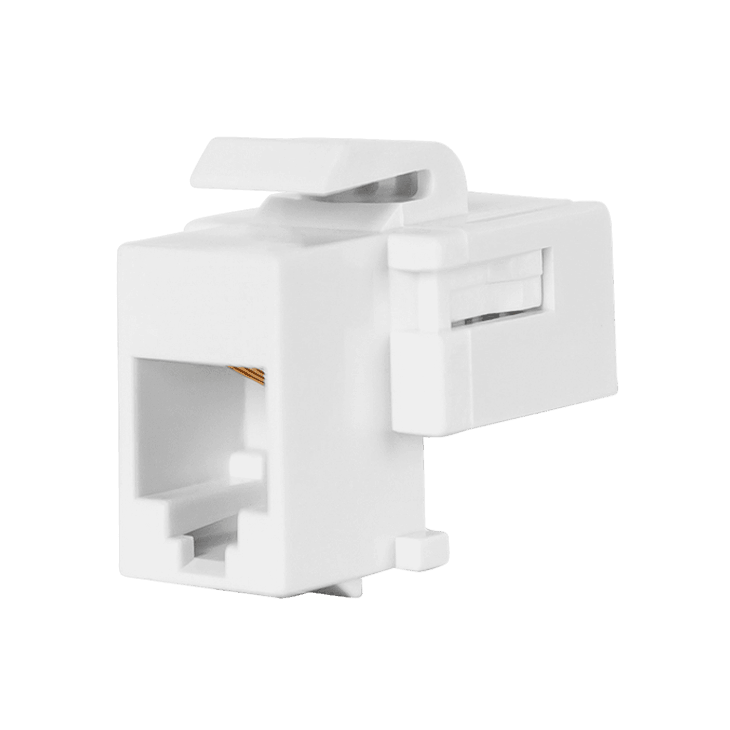 Audio/Video Connectors Category 5e Jacks - White view 2