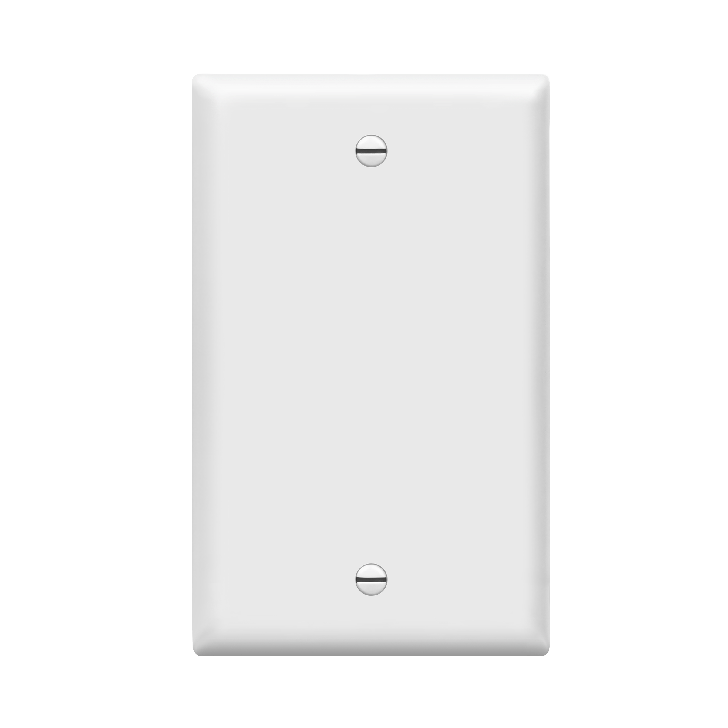 Blank Cover One-Gang Wall Plate - White