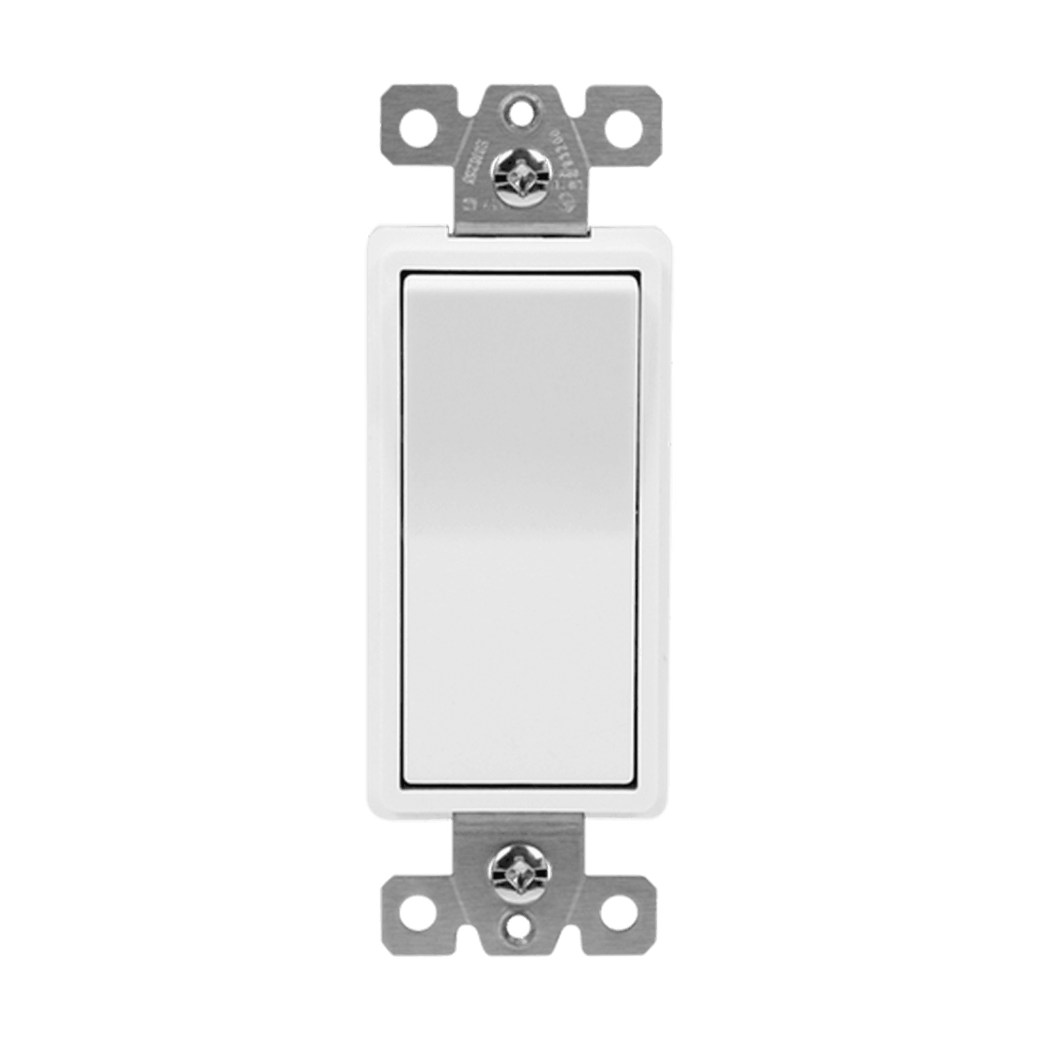 Commercial Grade 20A Decorator Switch, Three-Way - White