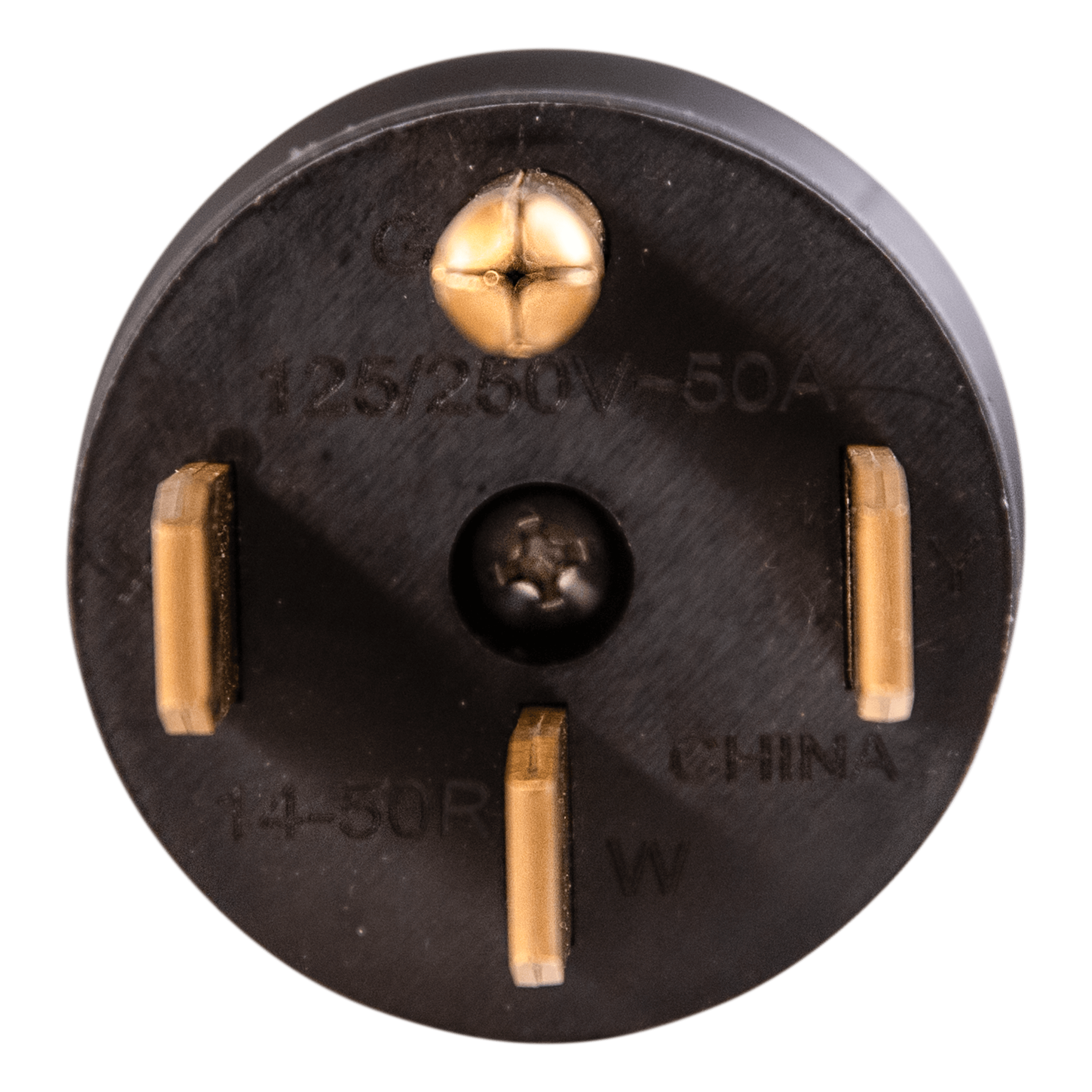 Compact Adapter NEMA 14-50P to 6-50R - Black view 3