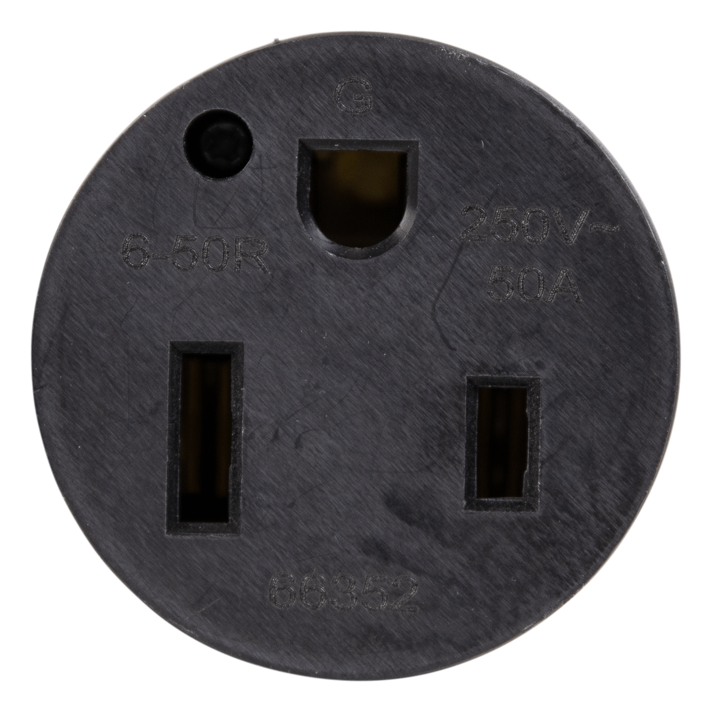 Compact Adapter NEMA 14-50P to 6-50R - Black view 4