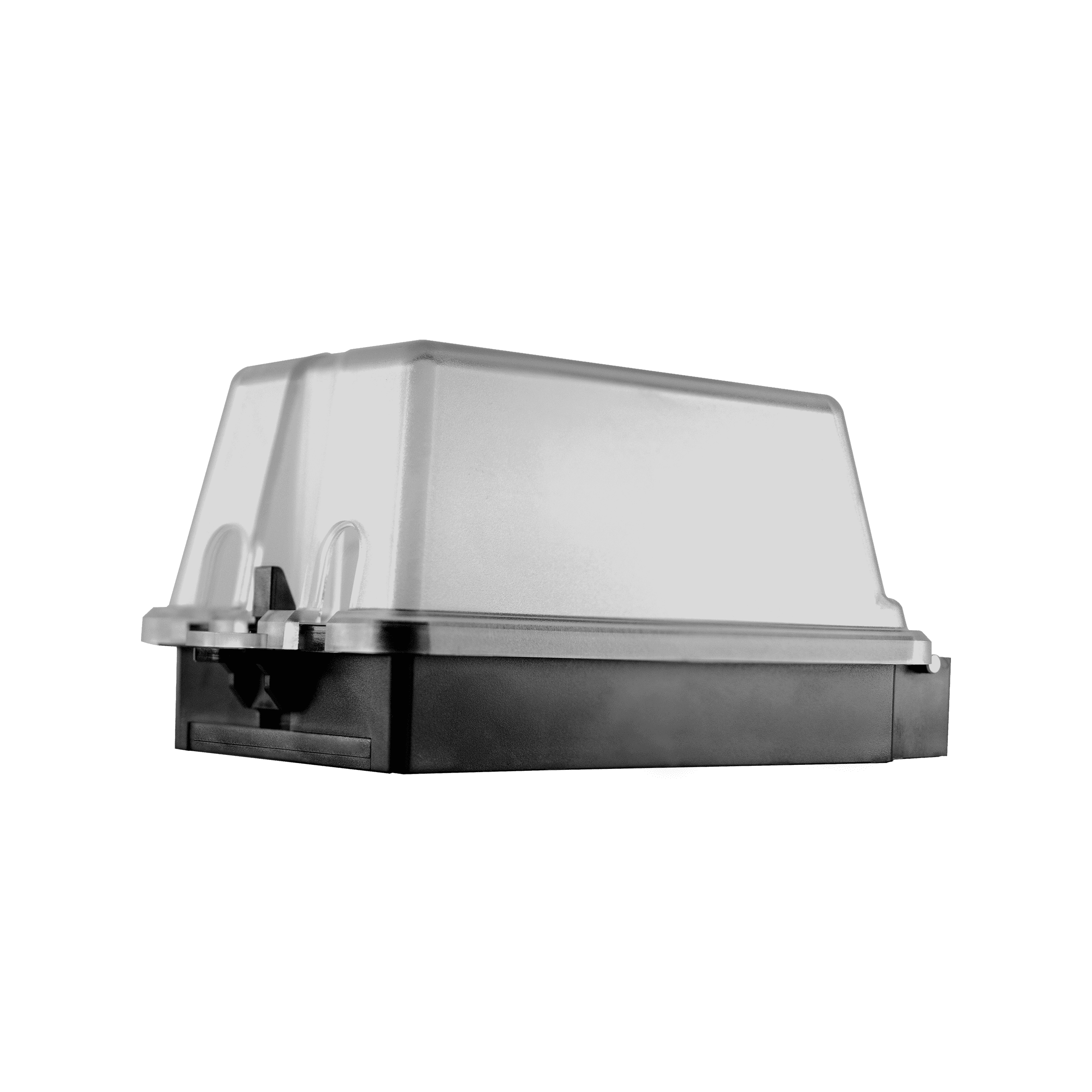 Extra-Duty In-Use Weatherproof Outdoor Cover for Decorator/GFCI Receptacle, Vertical/Horizontal Mount - Clear view 3