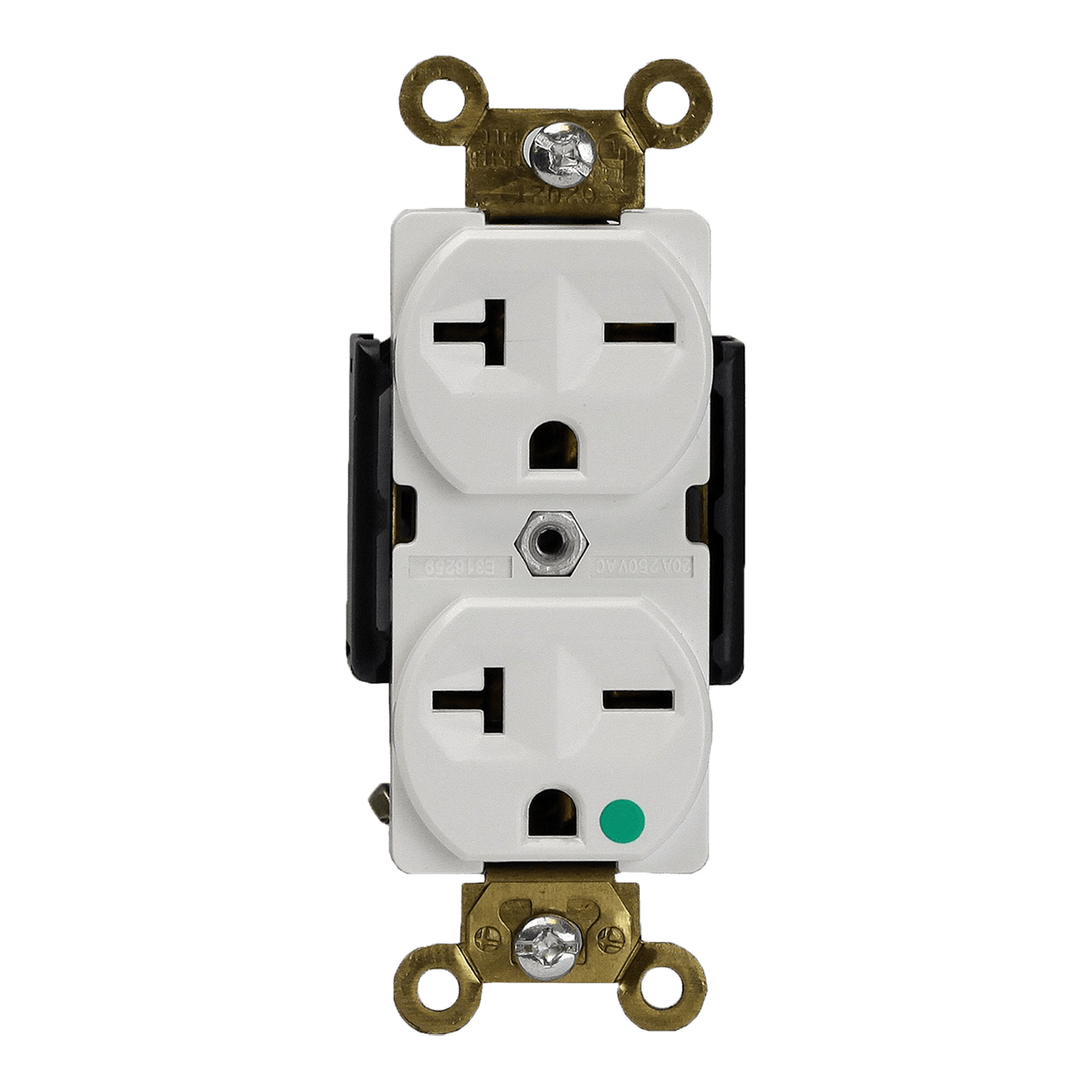 Hospital Grade 20A Receptacle, 6-20R - White