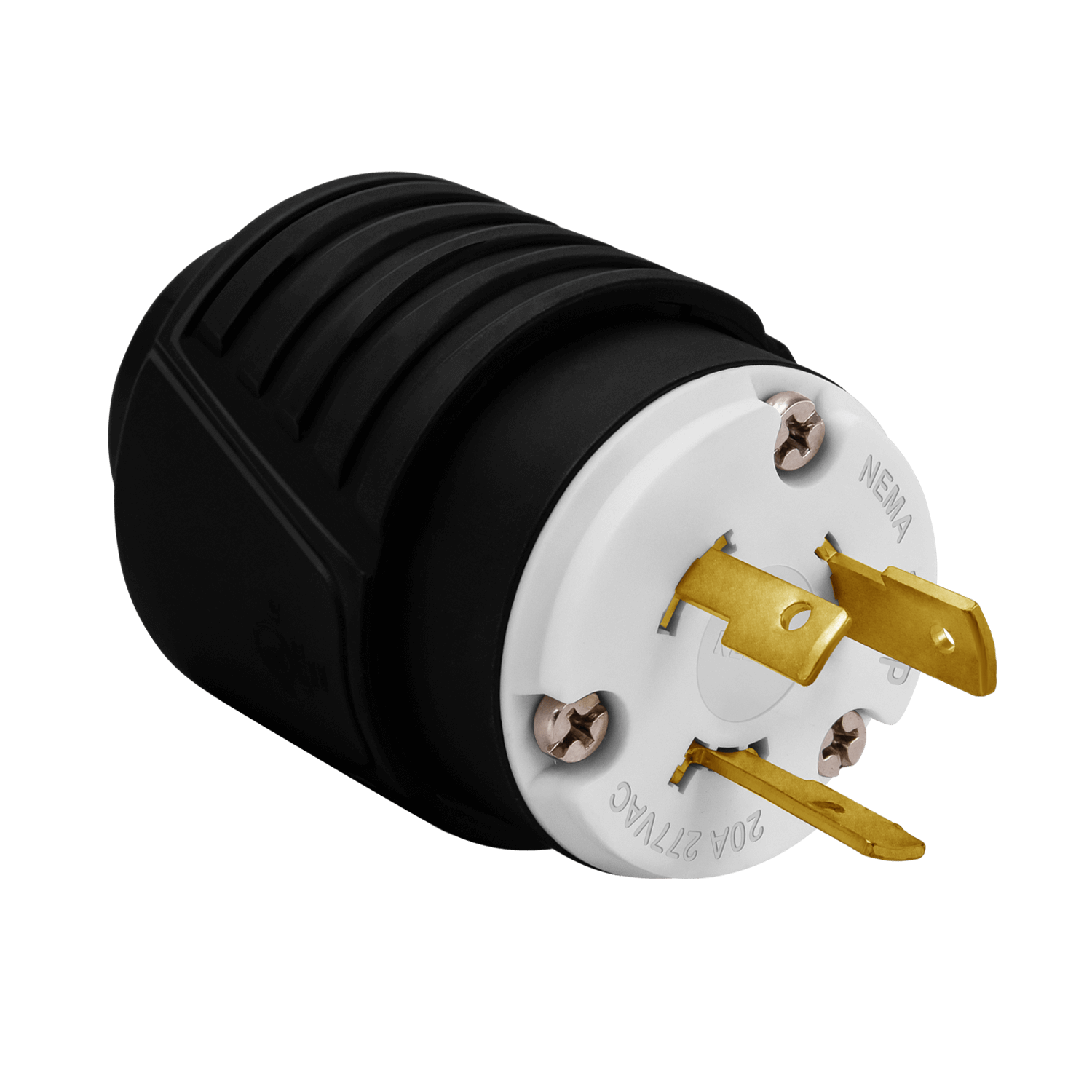 Industrial Grade Locking Plug, 20A, L7-20P (66511) - Enerlites