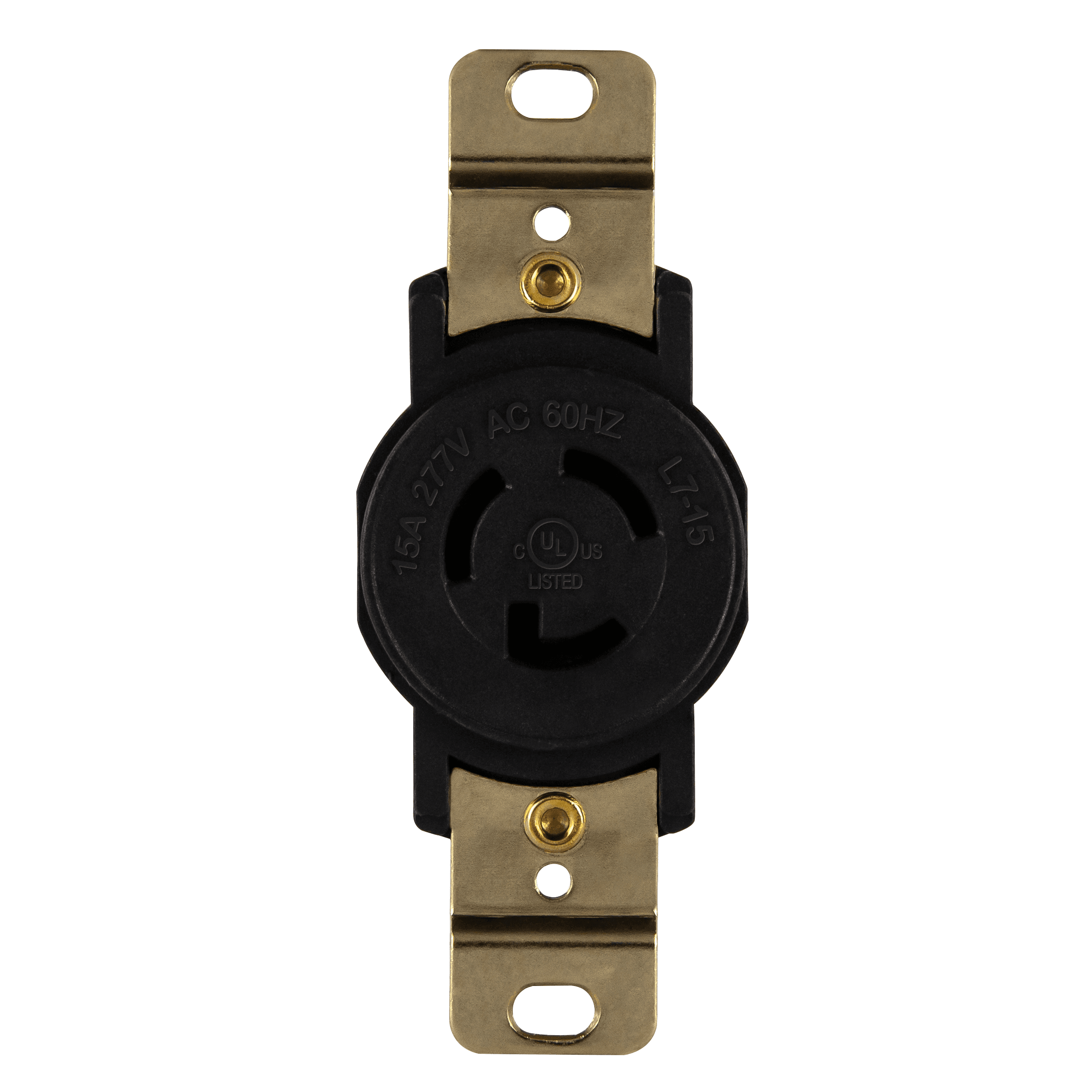 Industrial Grade Locking Receptacle, 15A, L7-15R (66480) - Enerlites