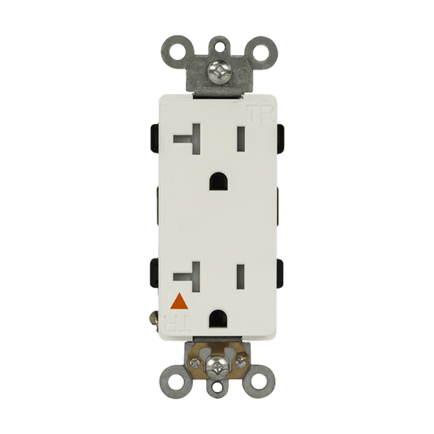Isolated Ground Tamper-Resistant Decorator Receptacle, 5-20R - White