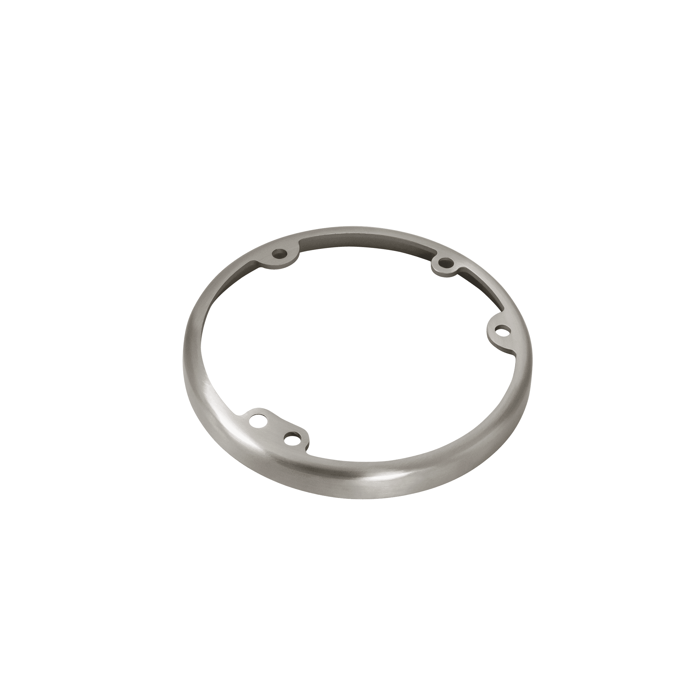 4-1/4” Dia. Round Flange - Nickel-Plated-Brass view 2