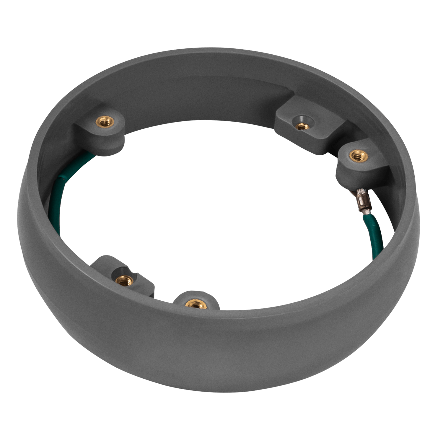 Leveling ring for round floor box covers - Gray